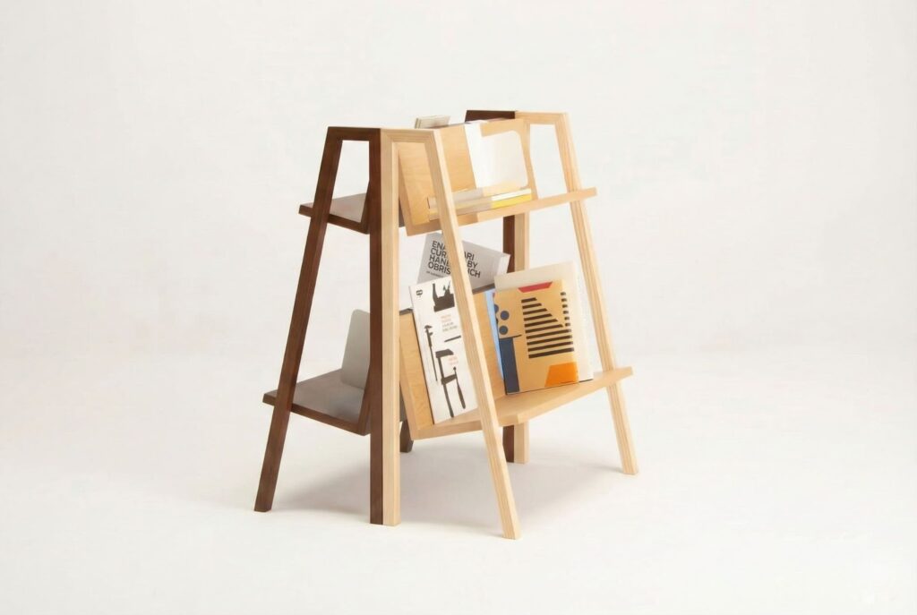 本棚のパーツに傾斜をつける3つのメリット